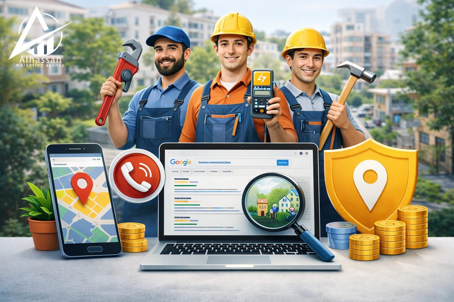 إدارة إعلانات جوجل للشركات والفنيين